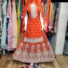 straight kurti lehenga